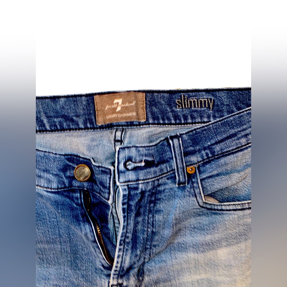Luxe Cashmere 7 for All Mankind Slimmy Jeans